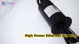Rozwiązanie Ethernet dużej mocy z hybrydowym pierścieniem ślizgowym