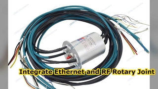 Zintegruj sygnał Ethernet i złącze obrotowe RF