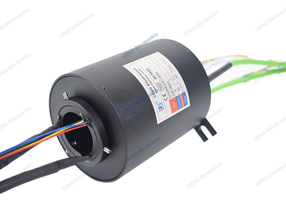 Pierścień ślizgowy sygnału 0 - 10 obr./min z 2 grupami Gigabit Ethernet do zastosowań przemysłowych