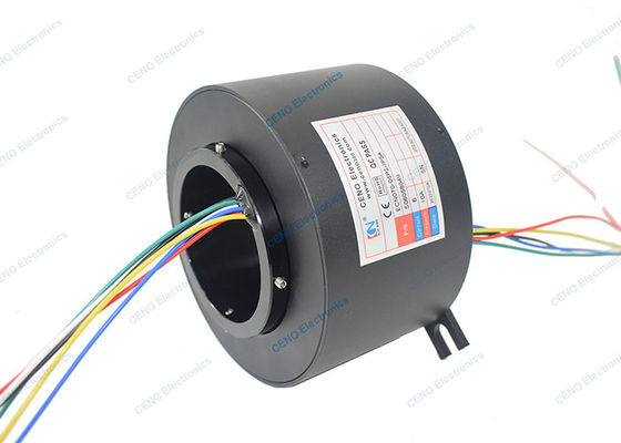 Id 70 mm Przeskoczko przemysłowe Slip Ring Hollow Shaft Rotary Electrical Power Joint