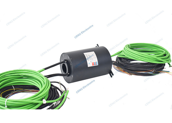 IO Wire 100M Ethernet Signal Slip Ring z otworem ID38mm dla przemysłu