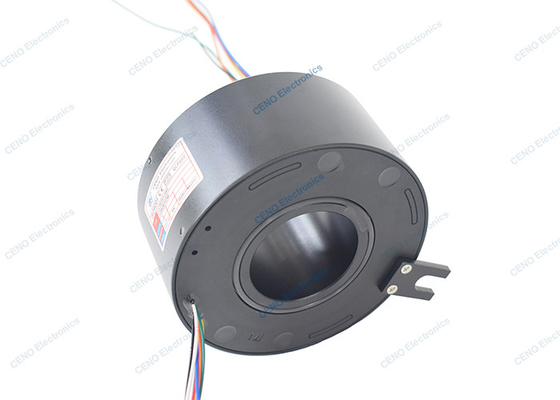 8 obwódów 1A sygnał przez otwór pierścień ślizgowy z ID50mm & 500RPM dla przemysłu