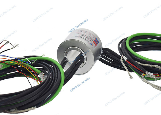 Niższe temperatury pierścień ślizgowy z otworem ID35mm RS422 sygnał Ethernet