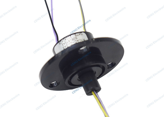 4 obwody sygnału Mini Slip Ring Kapsuła z materiałem inżynieryjnym z tworzyw sztucznych