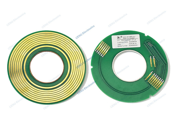 Pancake Slip Ring z PCB USB2.0 i złącza elektrycznego dla przemysłu LED