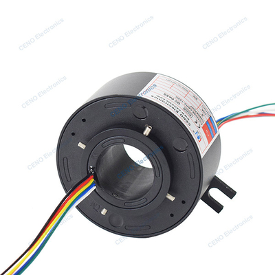 Przez otwór Slip Ring z wewnętrznym otworem 38 mm i przewodzącym obrotowym dla przemysłu