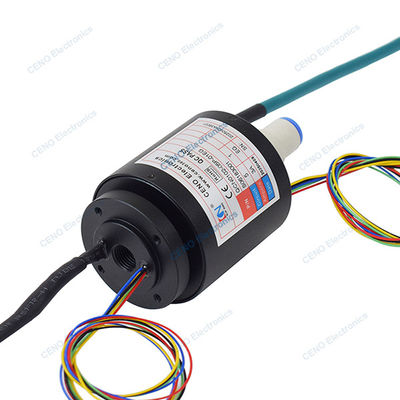 Zintegrowanie sygnału Power Ethernet i pneumatycznego hydraulicznego obrotowego pierścienia ślizgowego