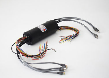 Złącze Ethernetowe złącze obrotowe z pierścieniem ślizgowym Ernet Złącze RJ45 z kablem Cat