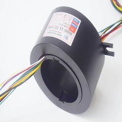 Przez otwór obrotowy 80mm pierścień ślizgowy obrotowy do projektu wojskowego